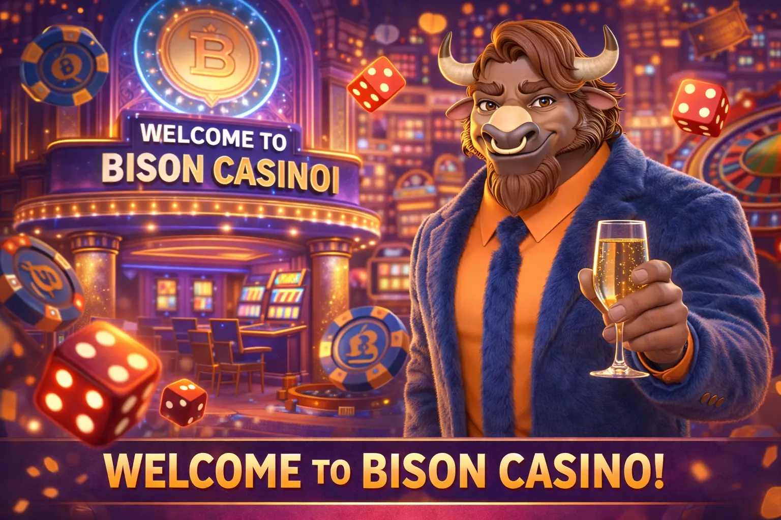 Bison Casino prémium banner